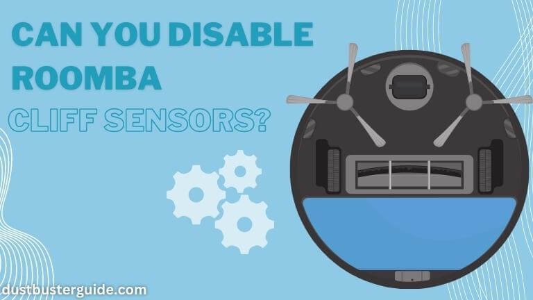 can you disable roomba cliff sensors