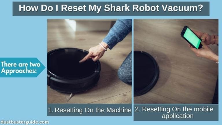 how do i reset my shark robot vacuum