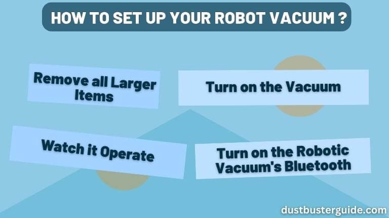 how to set up your robot vacuum