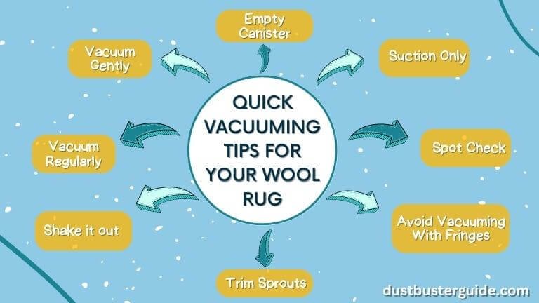 quick vacuuming tips for your wool rug