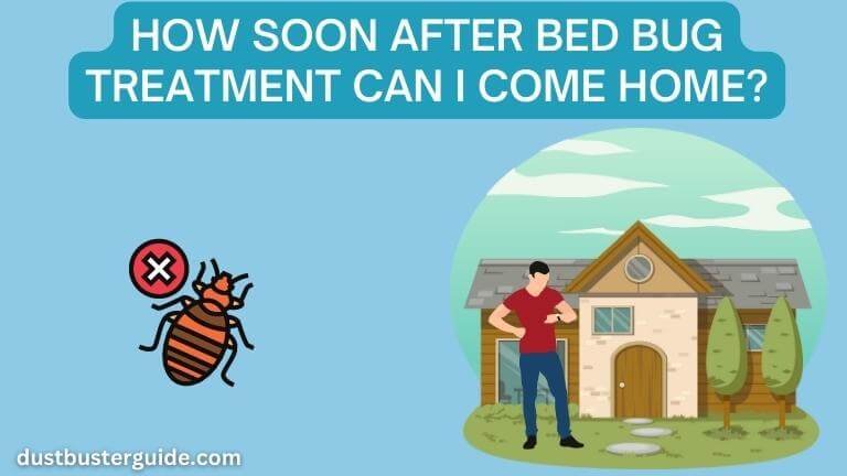 how soon after bed bug treatment can I come home