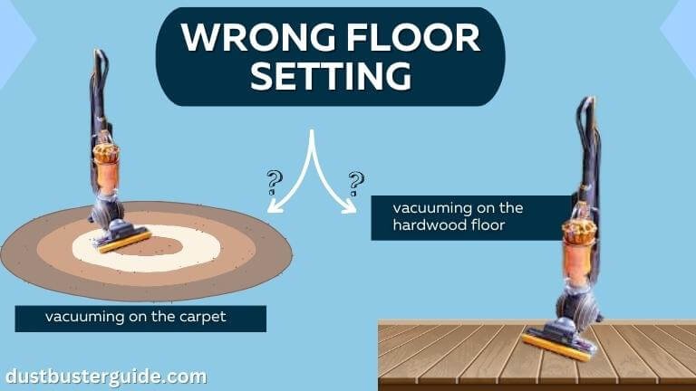 wrong floor setting