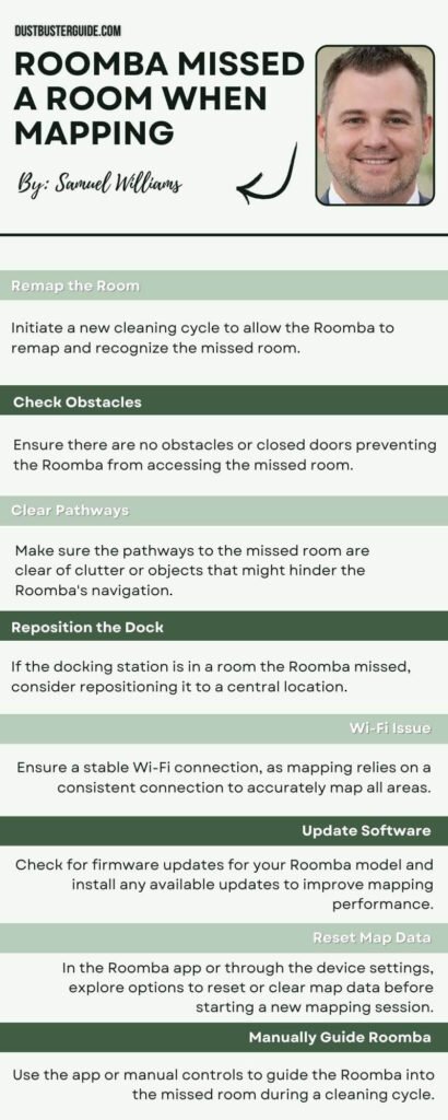 roomba missed a room when mapping infographic