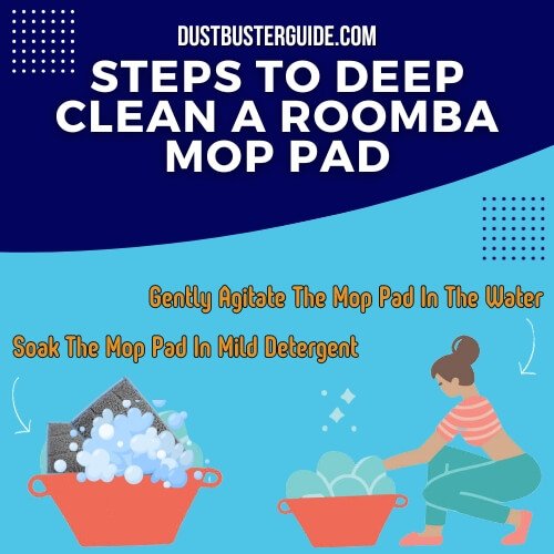 steps to deep clean a roomba mop pad