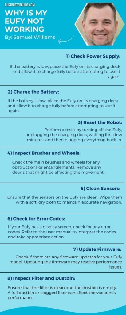 why is my eufy not working infographic