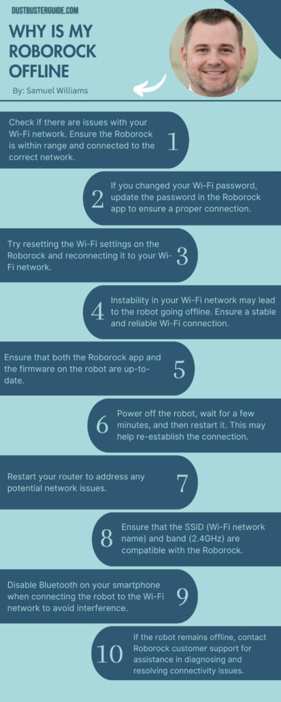 why is my roborock offline infographic