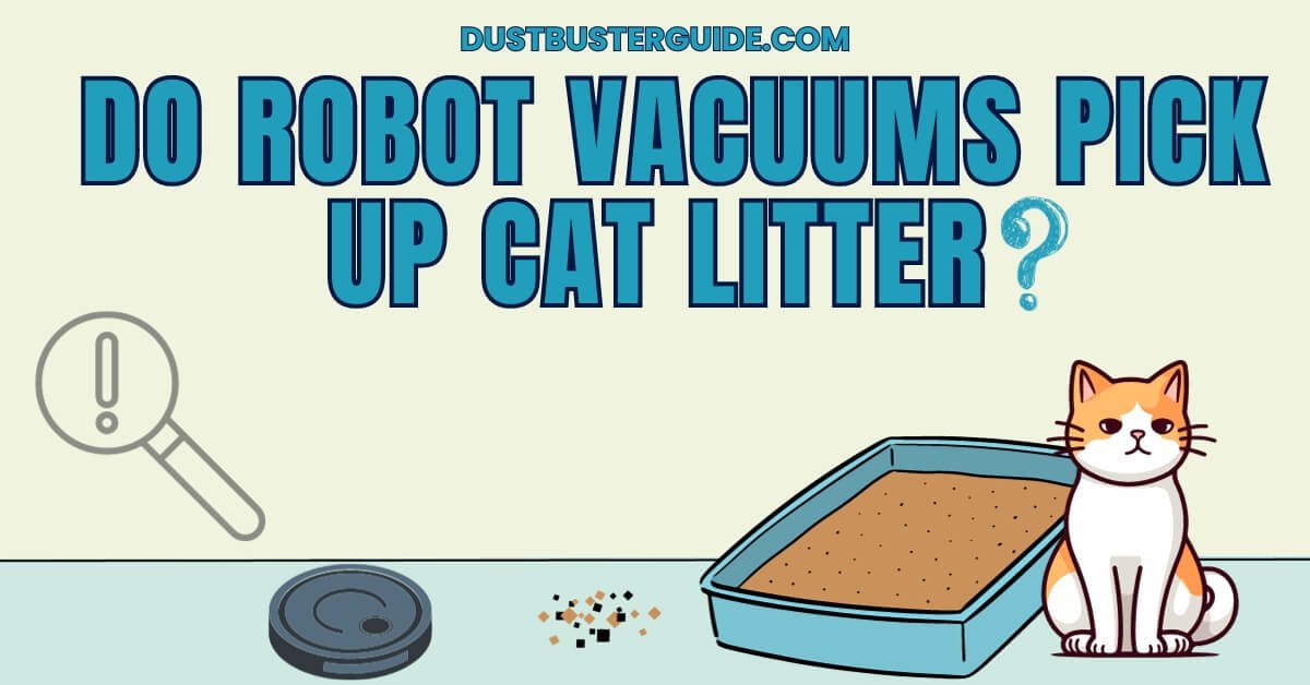 Do robot vacuums pick up cat litter