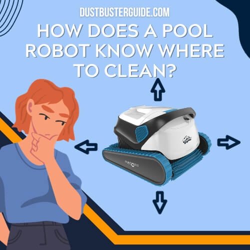 how does a pool robot know where to go