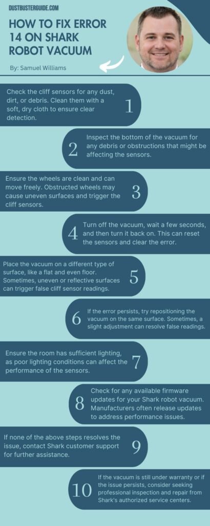 how-to-fix-error-14-on-shark-robot-vacuum-infographic