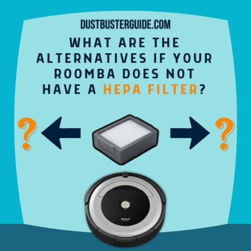 what are the alternatives if your roomba does not have a hepa filter