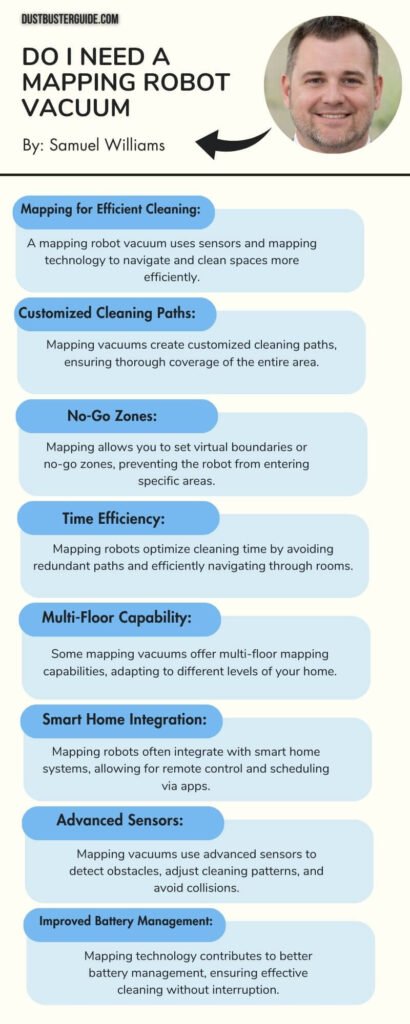 do i need a mapping robot vacuum infographic