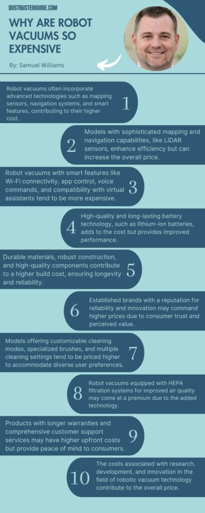 why are robot vacuums so expensive infographic